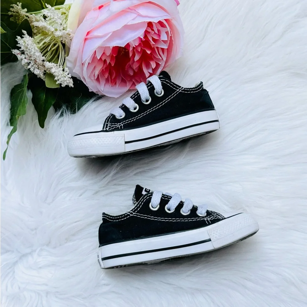 Baby/Toddler Black Converse Sneakers
